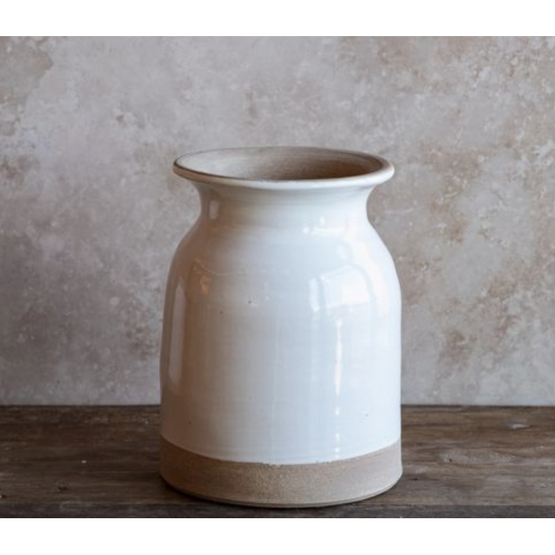 7.5" TWO TONE CERAMIC VASE