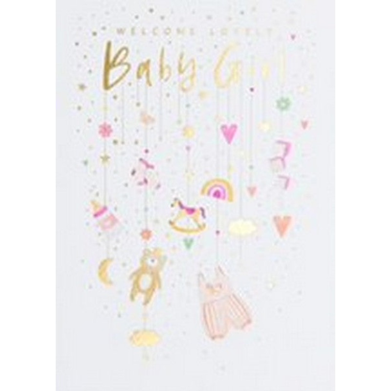 Welcome Baby Girl Card