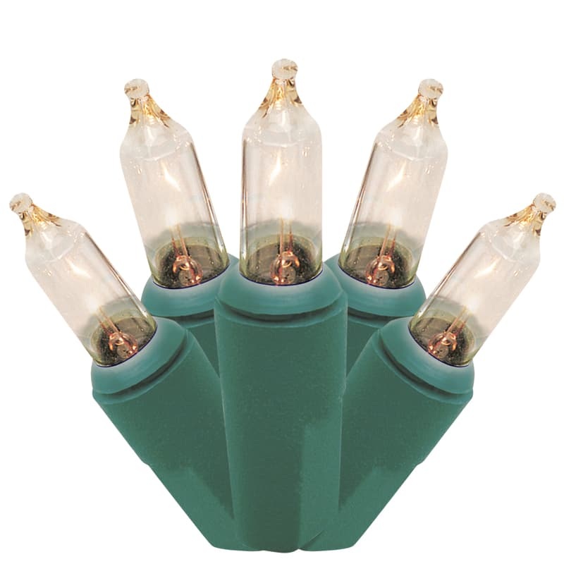 Brite Star Incandescent Mini Red 100 ct String Christmas Lights 20.5 ft.