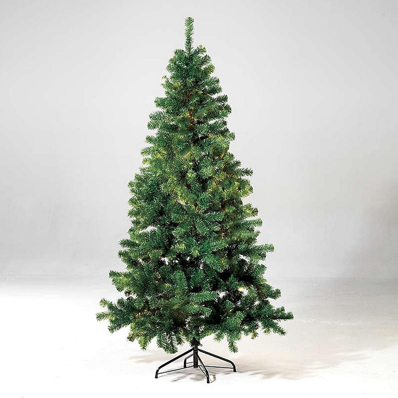 GREEN 5Ft Christmas Tree Premium Artificial Hinged Realistic Natural Branches