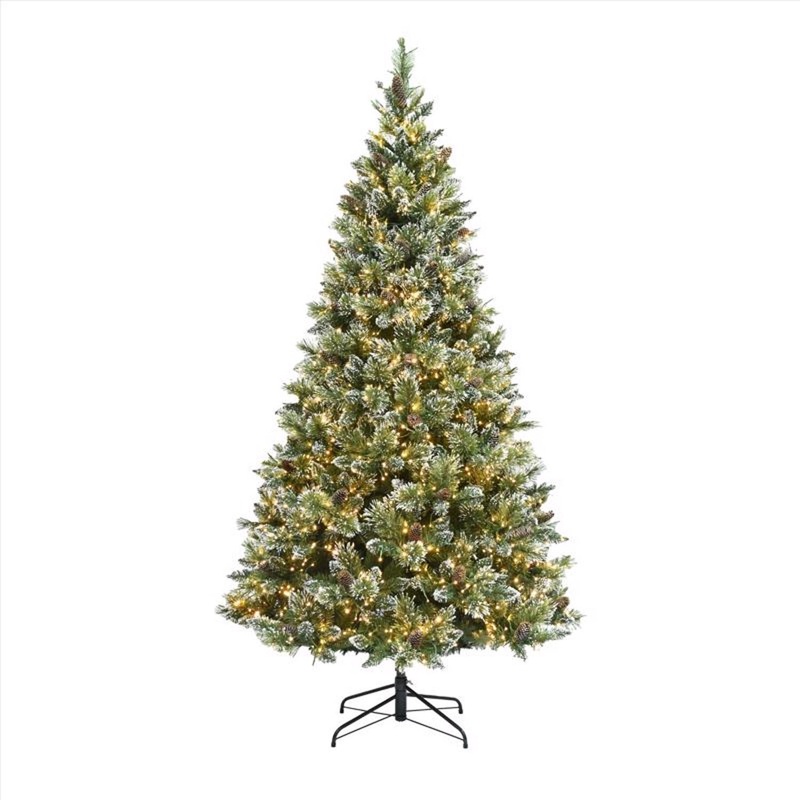 Holiday Bright Lights 9 ft. Full LED 2700 ct Tripoli Pine Sparkle Color Changing Christmas Tree