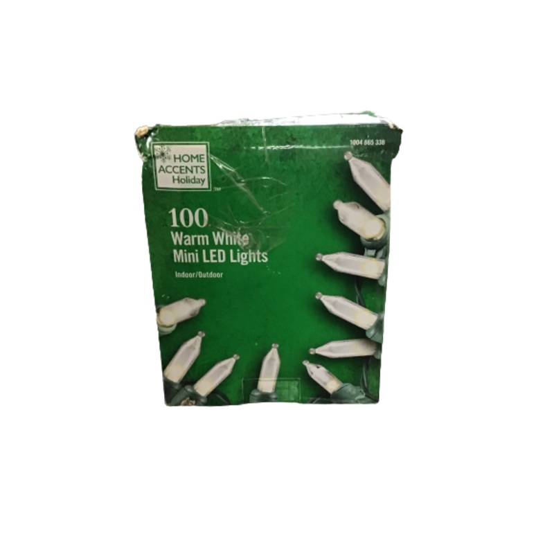 Home Accents Holiday 100 Warm White Mini LED Lights (Open Box)