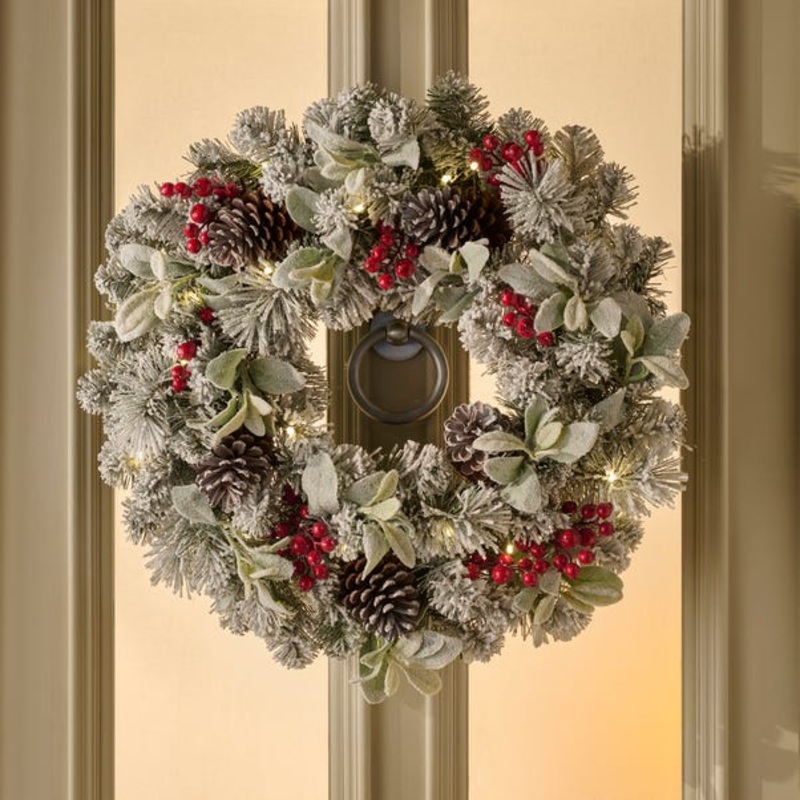 Winter Solstice Light Up Wreath