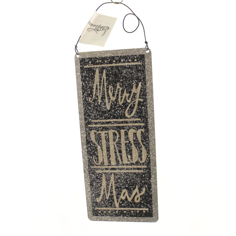 Merry Stress Mas Plaque 24573