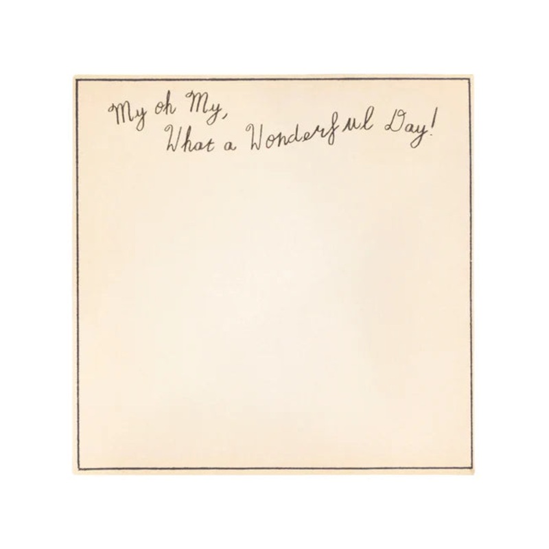 What A Wonderful Day 6" Notepad