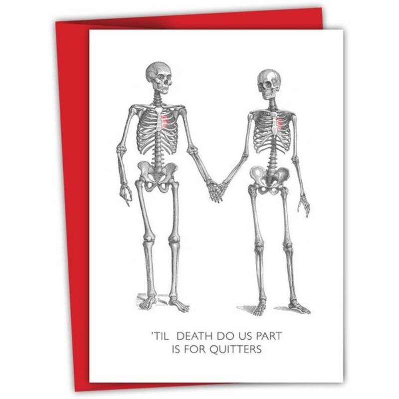 'Til Death Do Us Part Love Card