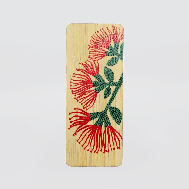 Wooden Bookmark - 'Pohutakawa'
