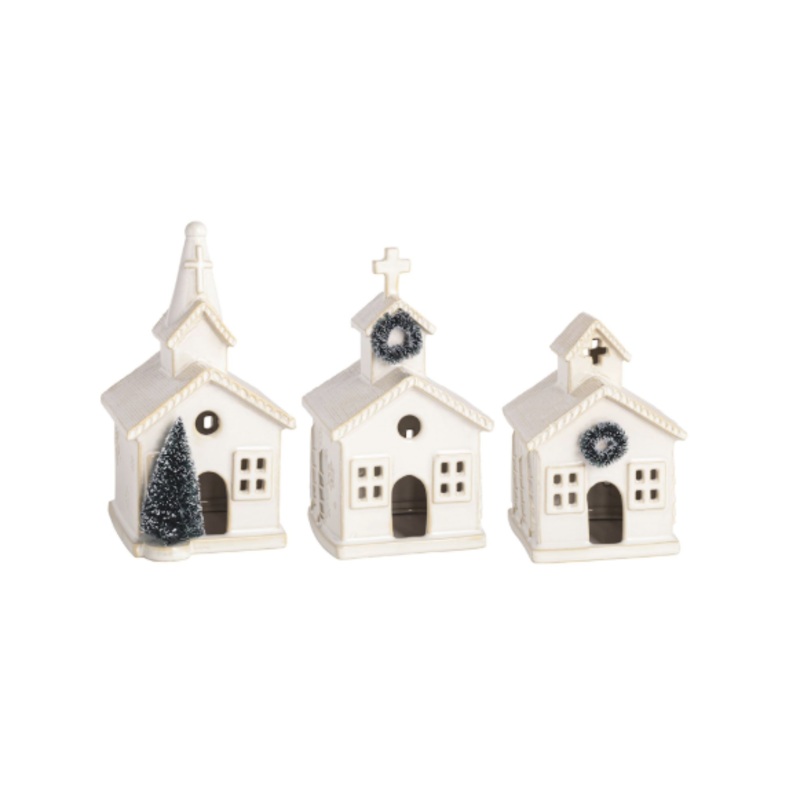 Ceramic Church Sitters