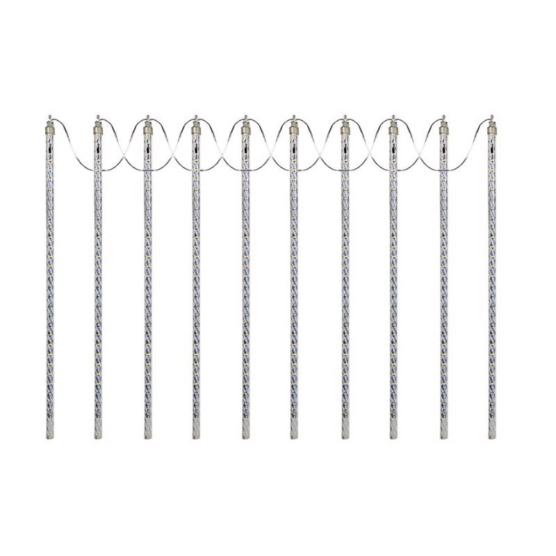 Alpine LED Warm White 54 ct Icicle Light String 9 ft.