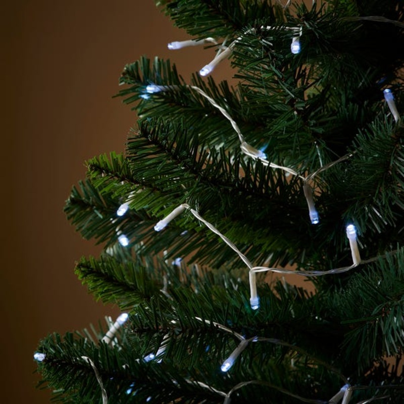 100 LED Indoor Outdoor Battery Operated Chain Lights with Timer