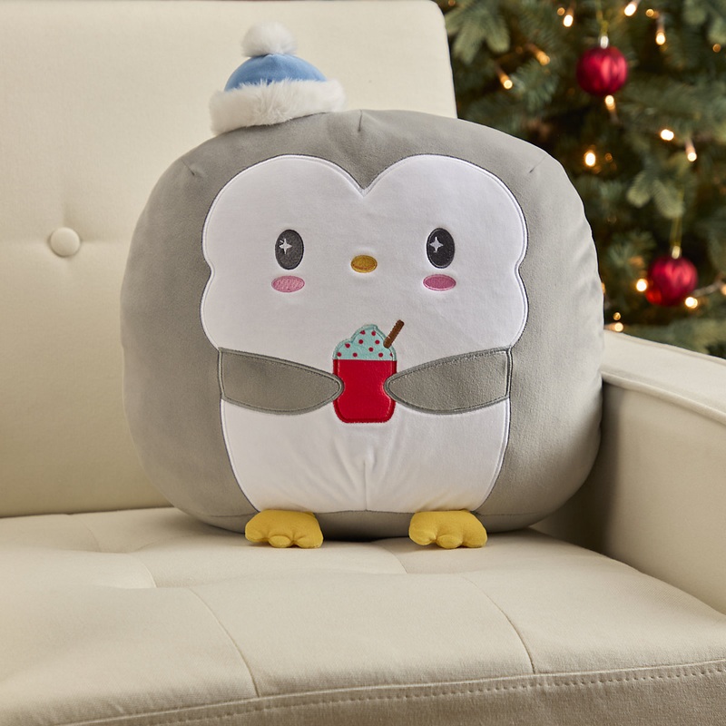 Christmas Penguin Plush toy - Grey