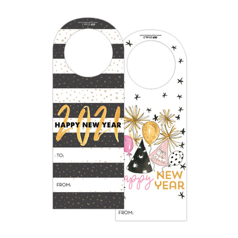 2021 Happy New Year Wine Tag
