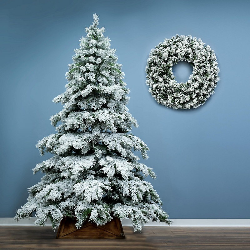 The 7ft Snow White Fir Tree with hook-on branches