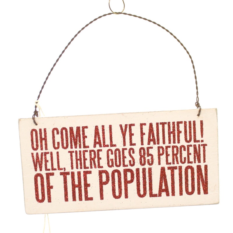 Oh Come All Ye Faithful Plaque 24571