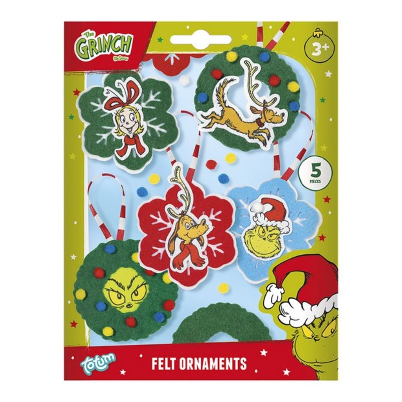 Totum The Grinch Felt Hangers