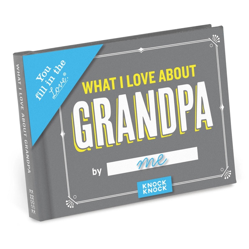 What I Love About Grandpa Fill in the Love Book