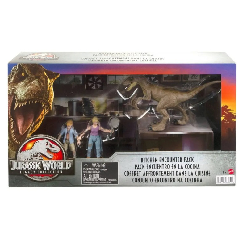 Jurassic World Kitchen Encounter 3 Pack Toy