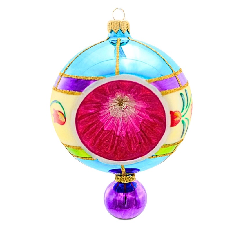 Yellow Nostalgia Bauble 62716