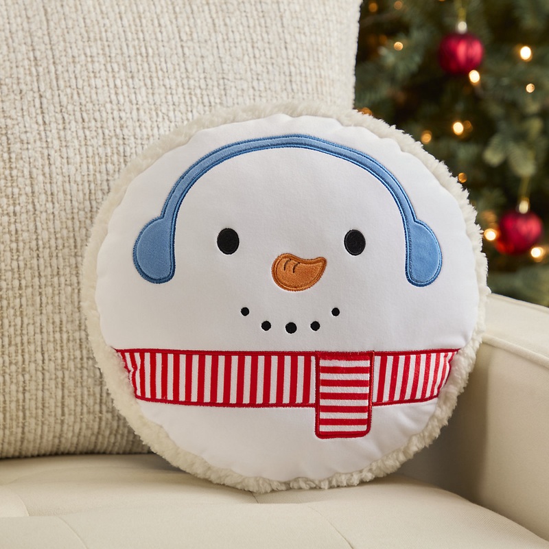 Snowman Macaron Plush toy - White
