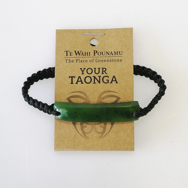 Your Taonga' Flat ID Bangle - Greenstone Bracelet