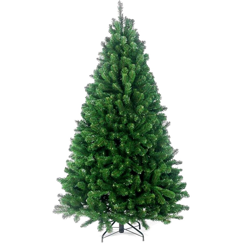 SASONS  Artificial Christmas Tree  Colorado Pine Spruce with 700 Tips & Metal Stand (5ft-Green)