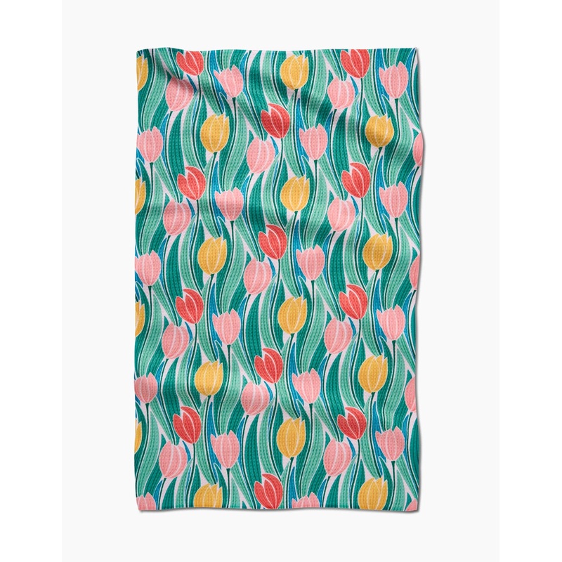 Tranquil Tulips Tea Towel