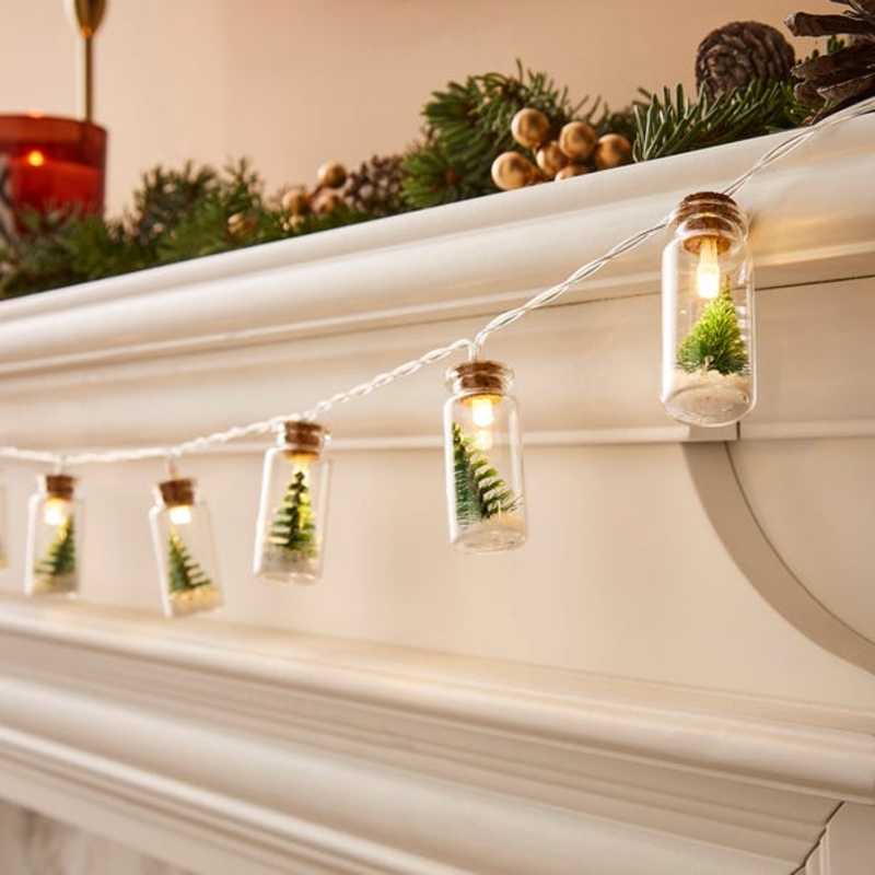 10 LED Bottles with Trees String Lights