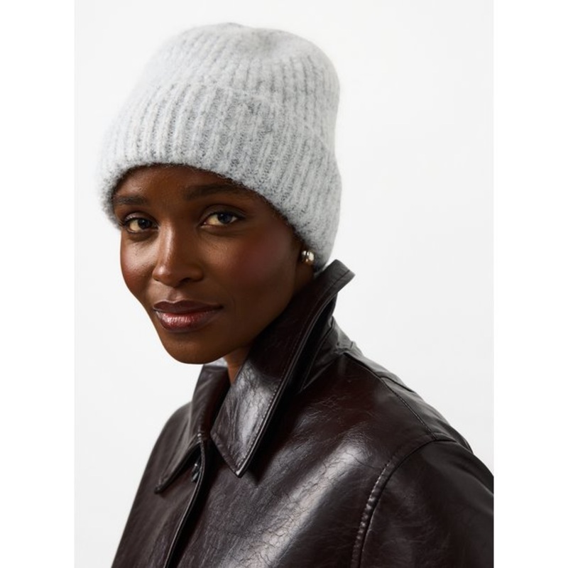 Premium Grey Marl Knitted Beanie One Size