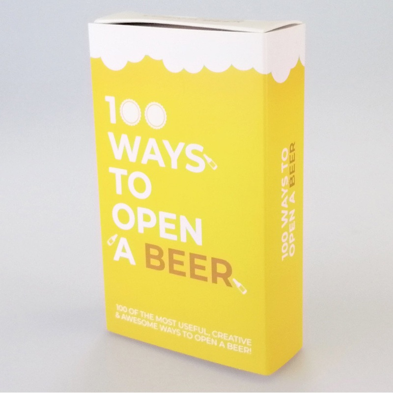 100 Ways To Open A Beer' Cards