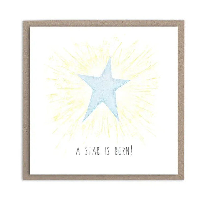 A Star Is Born Mini Card - Blue Star