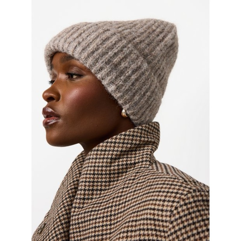 Premium Oatmeal Knitted Beanie  One Size