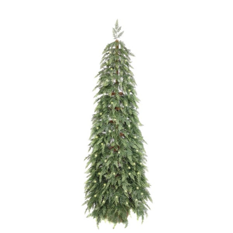 5ft Pre-Lit Weeping Cedar Christmas Tree