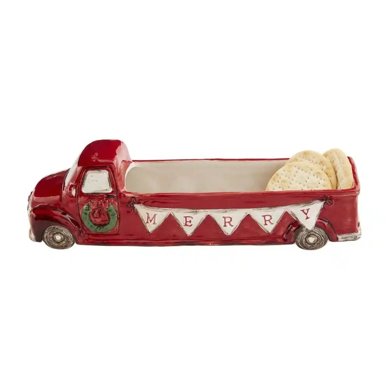"Merry" Truck Cracker Dish