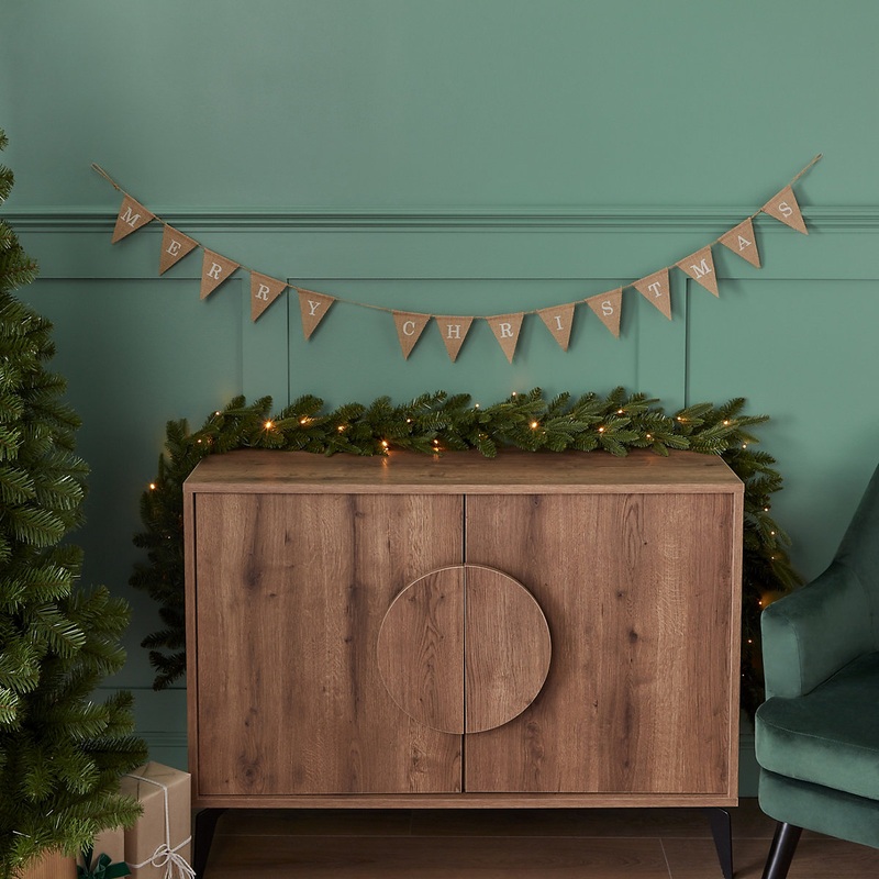 1800mm Christmas garland - Natural