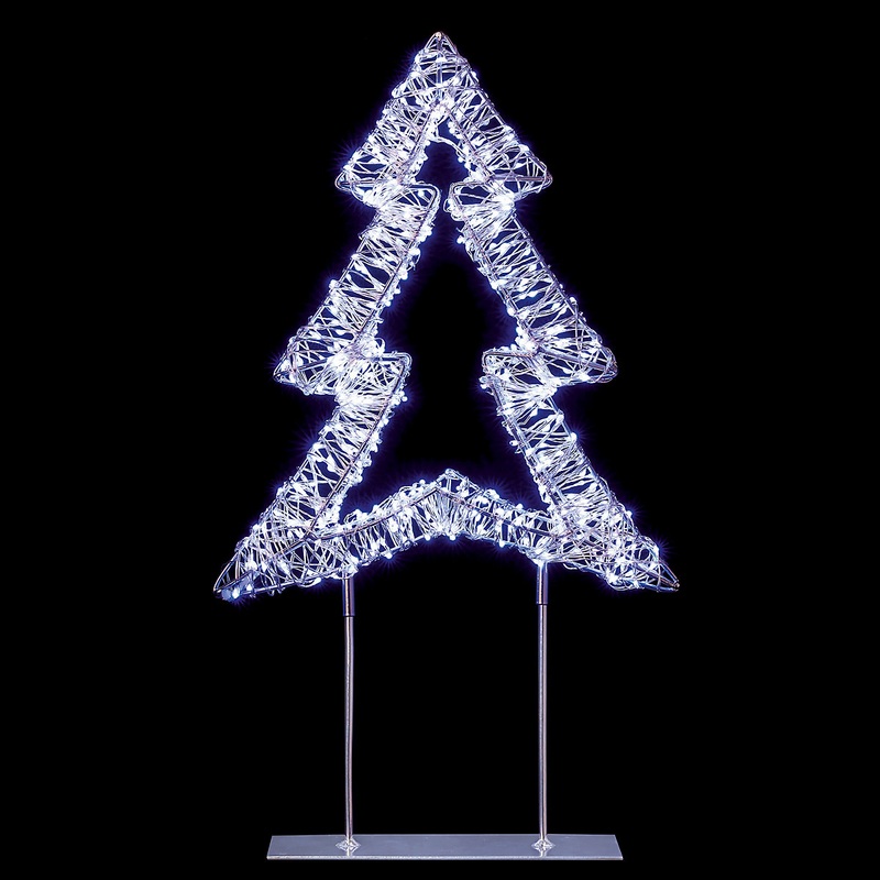 White Table top tree LED - (H)450mm