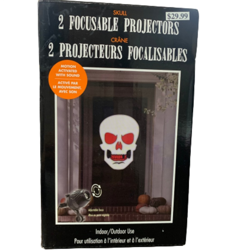 2 skull Focusable Projectors