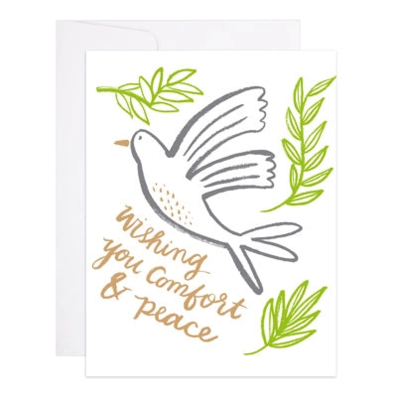 "Wishing You Comfort & Peace" Card