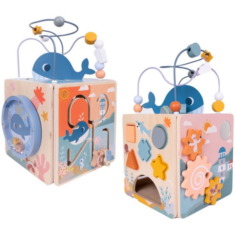 Chad Wooden Under the Sea Activity Cube