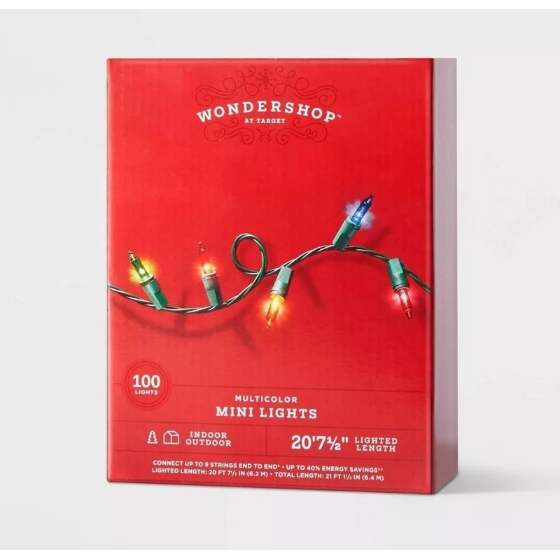 Wondershop Multicolor Mini String Lights