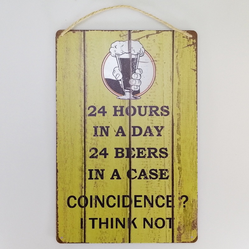 24 Hours...' Tin Sign