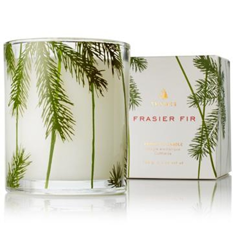 Thymes Frasier Fir Pine Needle Design Poured Candle 6.5 oz.