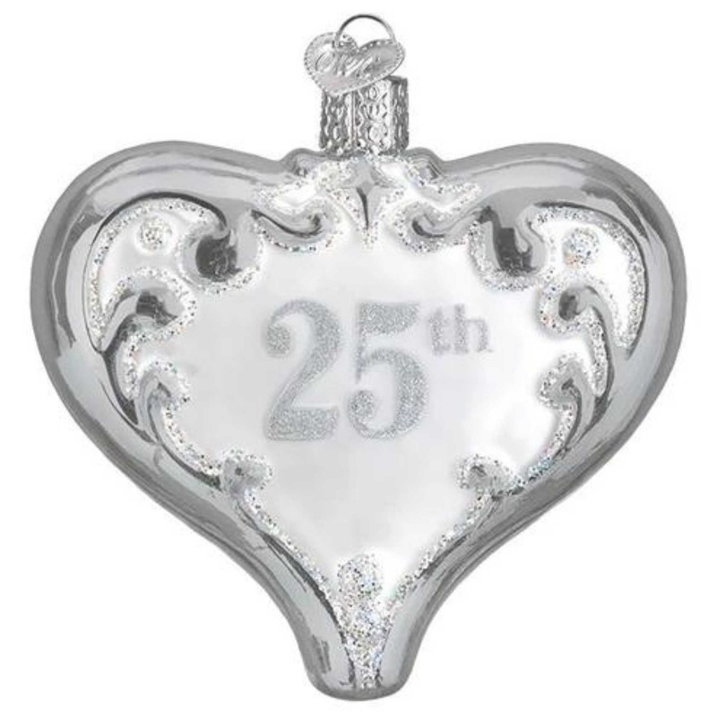 25Th Anniversary Heart 40910
