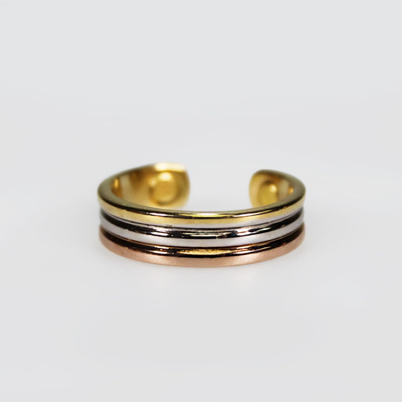 3 Colour Copper Magnetic Ring