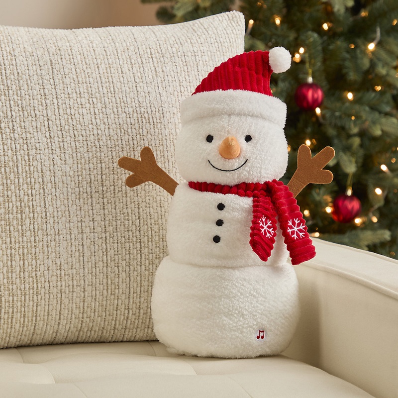 Singing & dancing White Snowman