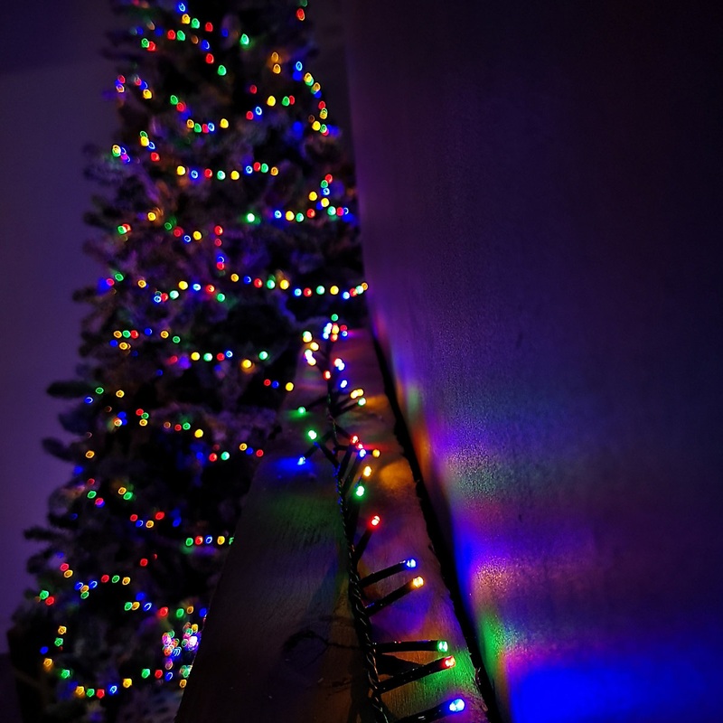 125m Treebrights Christmas Lights with 5000 LEDs in Multi Coloured with Timer