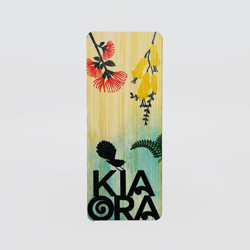 Wooden Bookmark - 'Kia Ora'