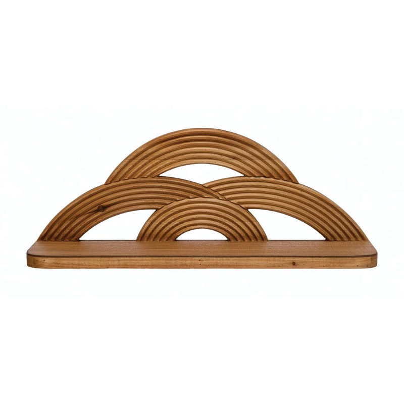 Arches Wood Wall Shelf