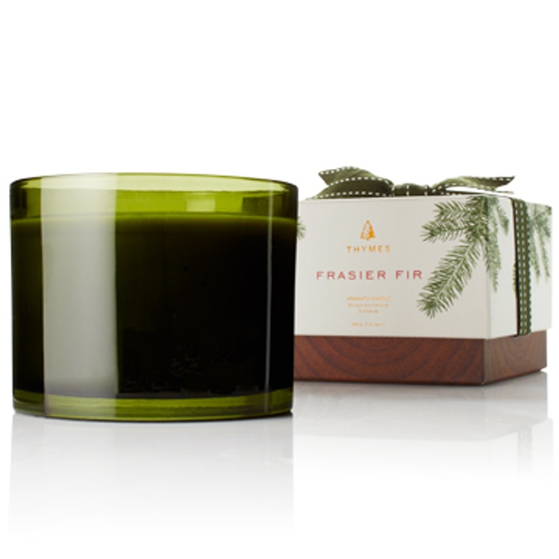 Thymes Frasier Fir 3-Wick Poured Candle 17 oz.