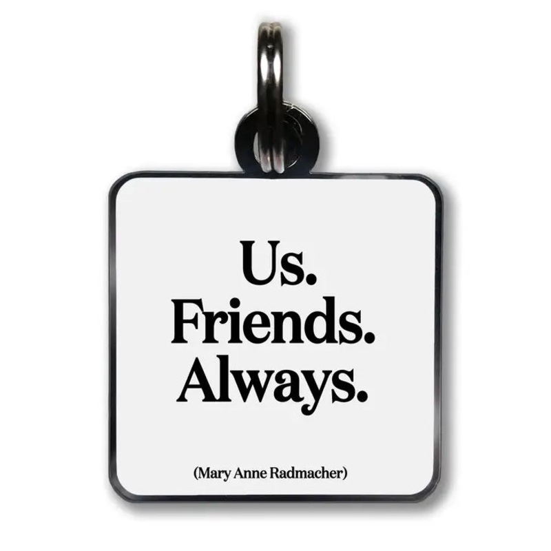 Us Friends Always Pet Collar Charm