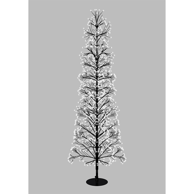 1.5m 2000 WW Micro Led Black Tree